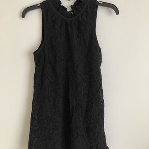 altard state black lace dress xs